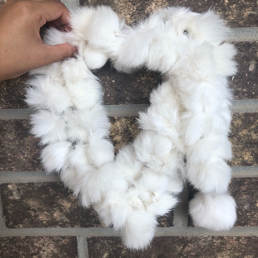 Rabbit Fur Scarf